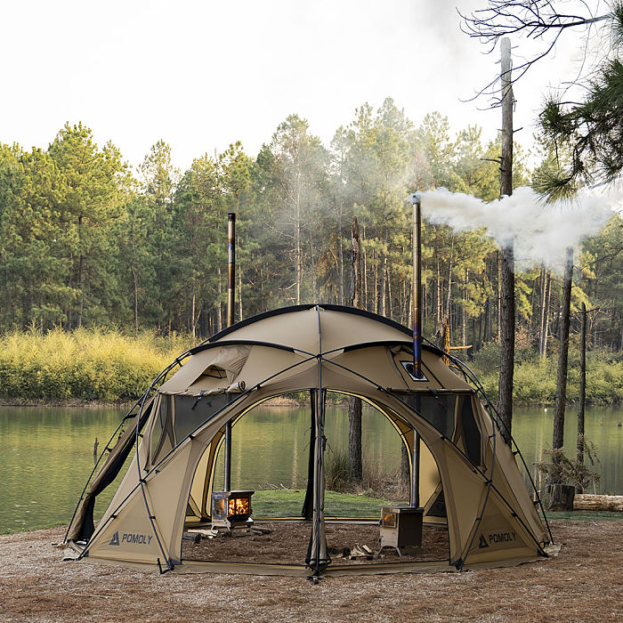 Sphere X8 Lite | Freestanding Dome Camping Hot Tent 8P | POMOLY New Arrival 2025