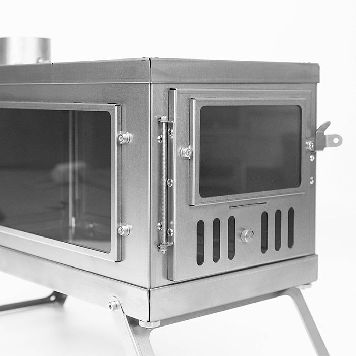 【Summer Deals】TIMBER Stove | Titanium Wood Stove for Hot Tent and Camping | POMOLY Version
