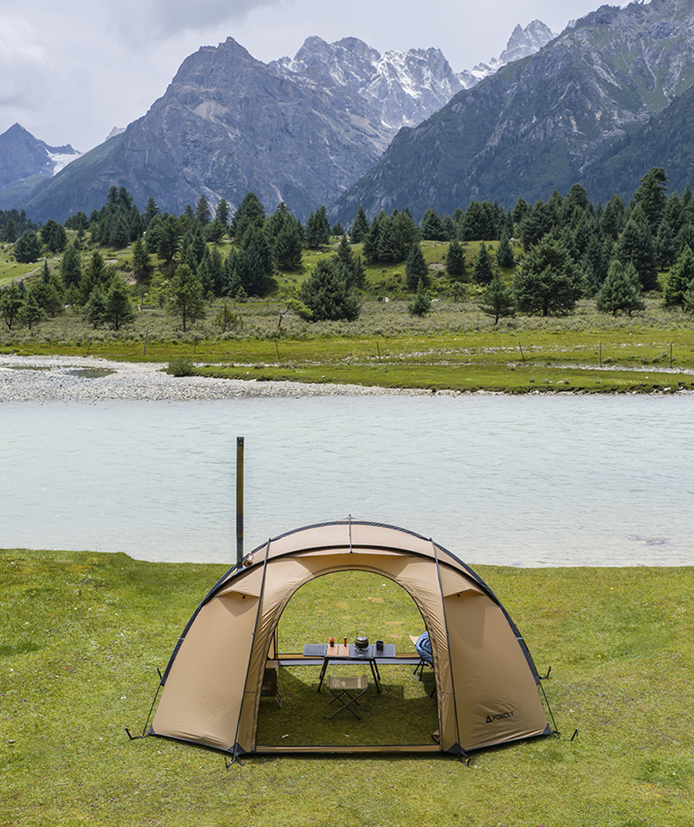 Barracuda 2 | Freestanding Camping Hot Tent 2P | POMOLY New
