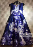 BunniesFairy Celebrity-inspired Women Elegant Vintage Retro Flower Floral Print Vest Dresses Sleeveless O-Neck Vestido De Fiesta