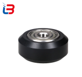 D-type pulley plastic wheel with bearings 5pcs/lot