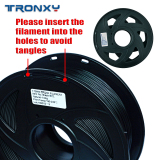 3D Flexible Black TPU Filament 1.75 mm, 2.2 LBS (1KG)