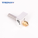 Aluminium Heated Block M6 Throat 0.4mm Nozzle Hotend for 1.75mm Filament