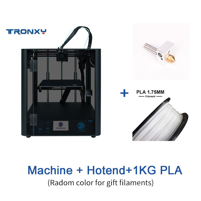 TRONXY D01 Enclosure 3D Printer 220*220*220mm + Hotend/PLA Filament  （Combined offers）
