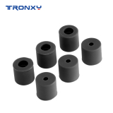 Tronxy 6PCS M3 Adjusting Screws Nuts Heat Bed Leveling Knob Parts with Silicone Solid Spacer 3D Printers Print Platform Screw Calibration Accessories