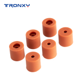 Tronxy 6PCS M3 Adjusting Screws Nuts Heat Bed Leveling Knob Parts with Silicone Solid Spacer 3D Printers Print Platform Screw Calibration Accessories