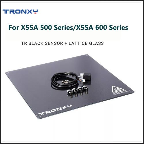 Tronxy Black TR Auto Leveling Sensor + Lattice Glass Plate for the X5SA-500 Series/X5SA-600 Series