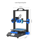Tronxy XY-3 SE LD Laser 3D Printer Single Head 3D Printing + Laser Engraver 255*255*260mm