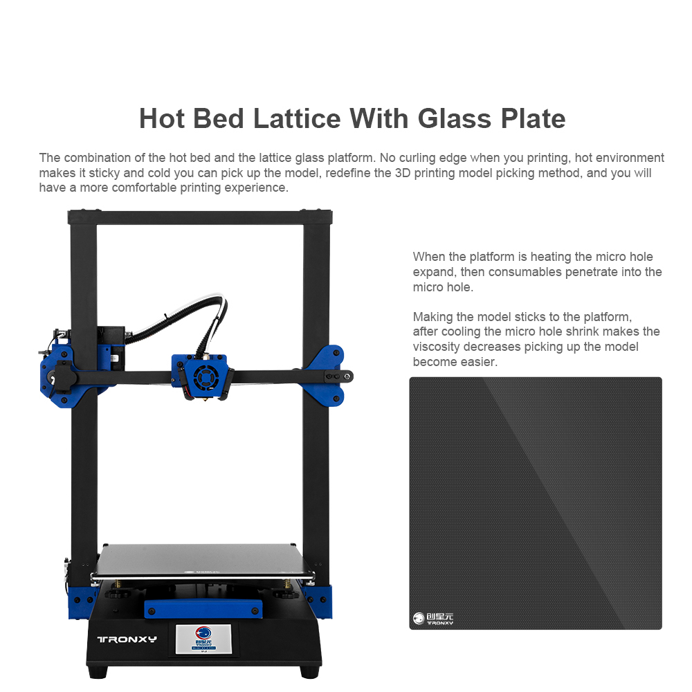 Tronxy Xy 3 Pro 3d Printer Large Size 300 300 400mm Xy 3pro 24v Double Z Axis 3d Printer Titan Extruder For Printable Face Sheild Lattice Glass Xy 3 Pro