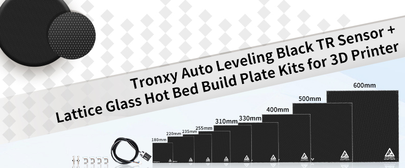Lattice glass hot bed build plate for 3d printer