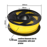 GIFT Tronxy New 1.75mm Yellow PLA Filament