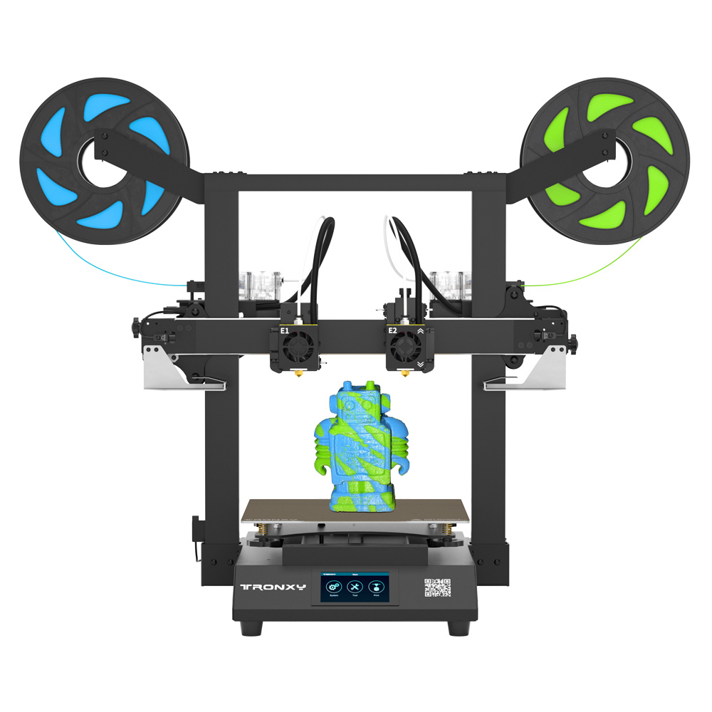 TRONXY GEMINI XS IDEX 3D Printer 2022 NEW VERSION Best IDEX 3D Printer  Independent Dual Extruders Multicolor Large FDM 3D Printing Machine