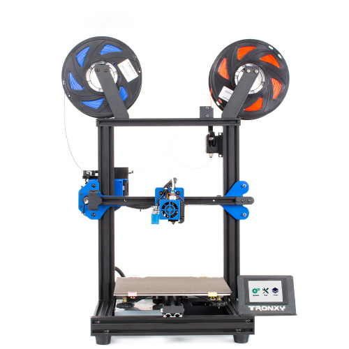 TRONXY 3D Printer XY-2 Pro-2E 255*255*245mm I3 FDM-Dual Color 3D Printer 2-IN-1-OUT 3D Printer DIY Kit