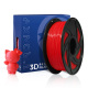 3D Flexible Red TPU Filament 1.75 mm, 2.2 LBS (1KG)