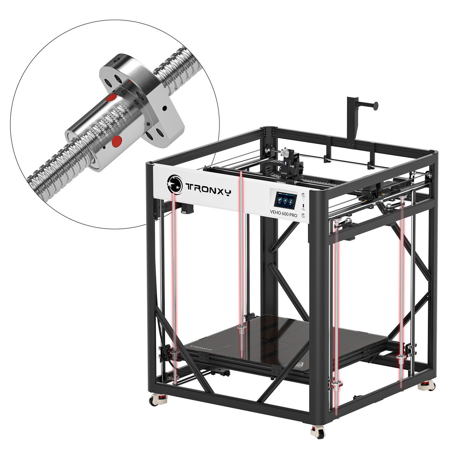 US$ 1599.00 - VEHO-600 PRO Large Direct Drive 3D Printer 600*600
