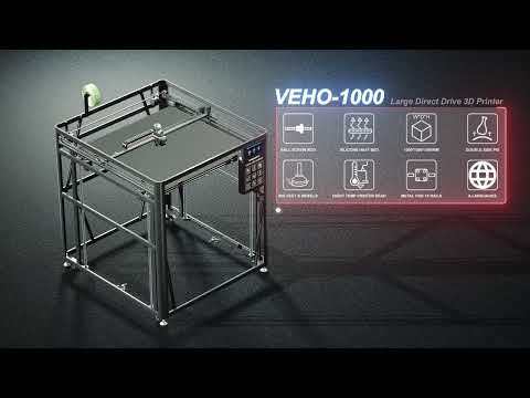 VEHO-1000 Large Direct Drive 3D Printer 1000*1000*1000mm