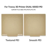 Tronxy PEI Double Sided Textured PEI Sheet Sheet Build Plate Magnetic Base Hot Bed Sticker