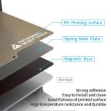 Tronxy PEI Double Sided Textured PEI Sheet Sheet Build Plate Magnetic Base Hot Bed Sticker