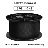 Tronxy New HS PETG Filament  1.75mm  White/Black  ,3/5kg Spool,High Speed 3D Print Filament