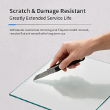 TRONXY High Borosilicate Tempered Glass Panel for 3D Printer-330x330mm/400x400mm/500x500mm/600x600mm Build Plate