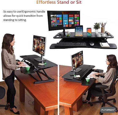 166 99 Eu Exclusive Putorsen Standing Desk Height Adjustable