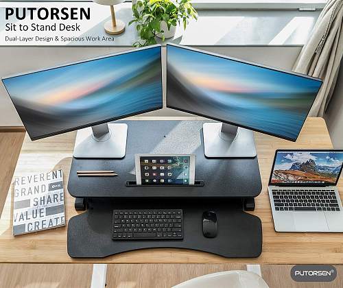 132 99 Eu Exclusive Putorsen Standing Desk Height Adjustable