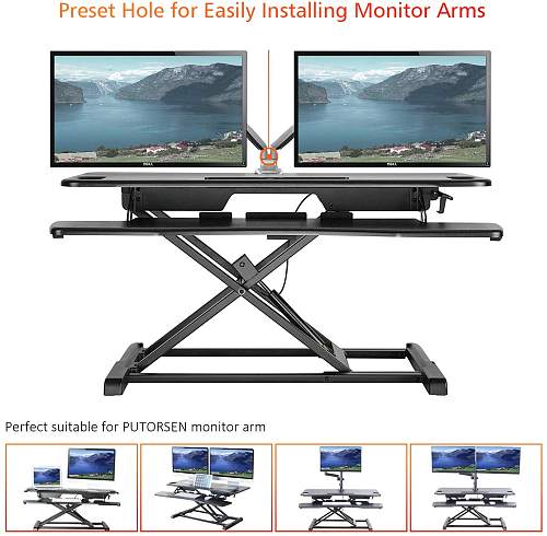 166 99 Eu Exclusive Putorsen Standing Desk Height Adjustable