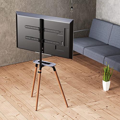 Artistic Easel Tripod Tv Floor Stand For 45 To 65 Inch Led Lcd Screen Putorsen Portable