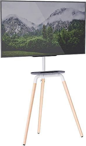 Artistic Easel Tripod Tv Floor Stand For 45 To 65 Inch Led Lcd Screen Putorsen Portable