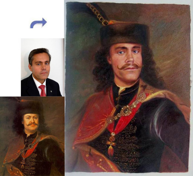 Custom oil portrait, paint face on famous history painting, Handmade oil painting, portrait painting from photos