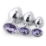 Stainless Steel Metal Butt Plug (M)（2 Sets）
