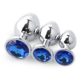 Stainless Steel Metal Butt Plug (M)（2 Sets）