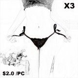 Sexy T-back Panties(3 Sets)