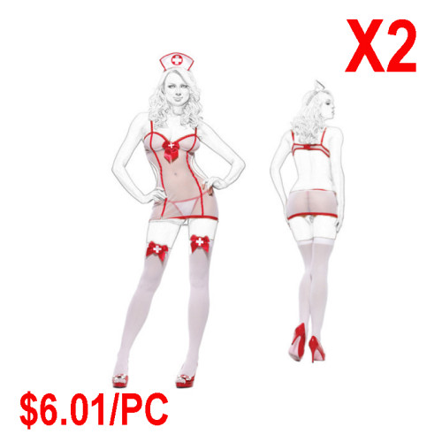 Appeal nurse uniform temptation(2 Sets)