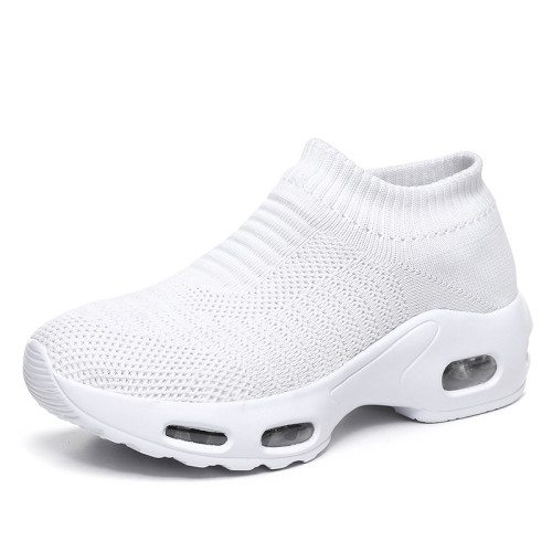 Slip On Low Top Air Cushion Knit Sneakers