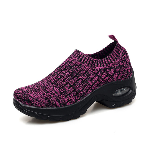 Slip On Low Top Air Cushion Knit Sneakers