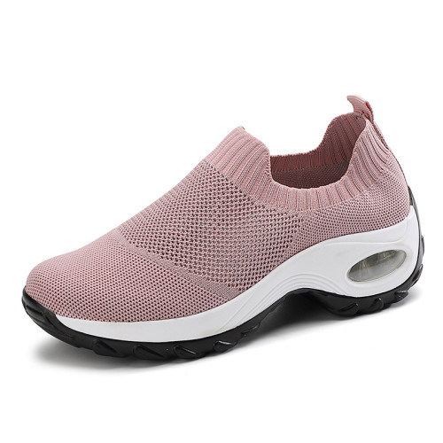 Slip On Air Cushion Knit Sneakers