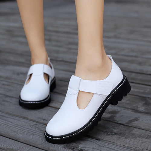 Mary Jane T-Strap Round toe Oxford Shoes