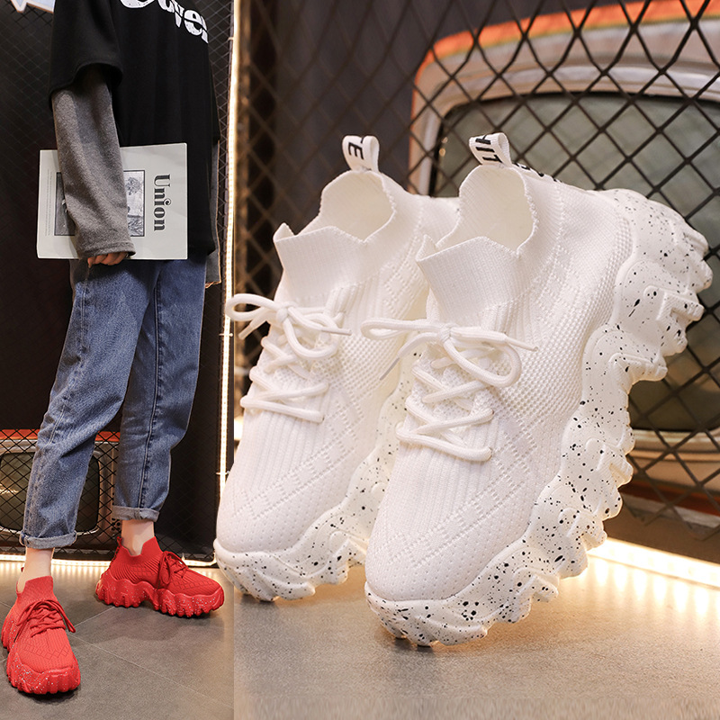 Lace up front mesh cheap sneakers