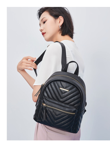 Women's Backpack New Trend Versatile Travel Backpack Fashion Large Capacity Leisure Student Schoolbag