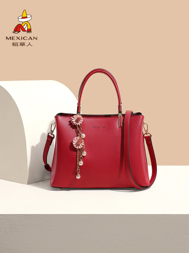 Women's Bag New High-grade Single Shoulder Bag Red Handbag Gift for Mother Women's Bag Messenger Bag