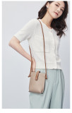 New Genuine leather Summer Bag Women's Summer Mini Leather Contrast Simple One Shoulder Messenger Bag Mobile Phone Bag