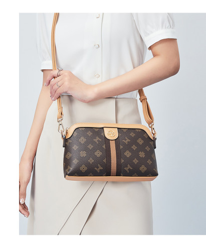 Women's Bag New Style in Summer, High Sense, Retro Mother's Bag, Middle-aged Single Shoulder Bag, Niche Messenger Bag