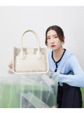 Women's Bag New Leisure Small Square Bag Hand Messenger Transparent Jelly Bag Crossbody Bag