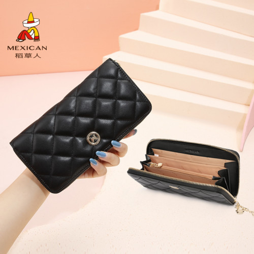 Women's Long Wallet Japanese and Korean Personality Students Fashion Simple Multi-function Hand Holding Large Capacity Zipper
