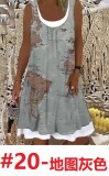 Amazon Wish Women's Loose Fashion Digital Printing Casual Dress