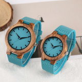 Hot Sale Bamboo Wooden Couple Watches Fashion Trendy Wooden Watches Men's and Women's Watches
