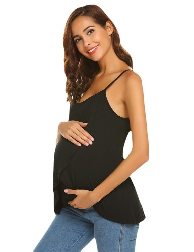Ebay Amazon Wish Fashion Pregnant Women Breastfeeding Wear Camisole Tops