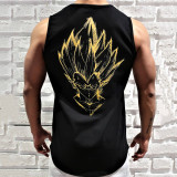 Summer Fitness Tank Top Men's Muscle Tight Goku Clothing Training Clothes Sports Sleeveless