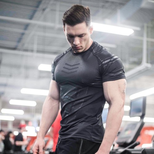 Fitness Coach Sports T-shirt Muscle Tight